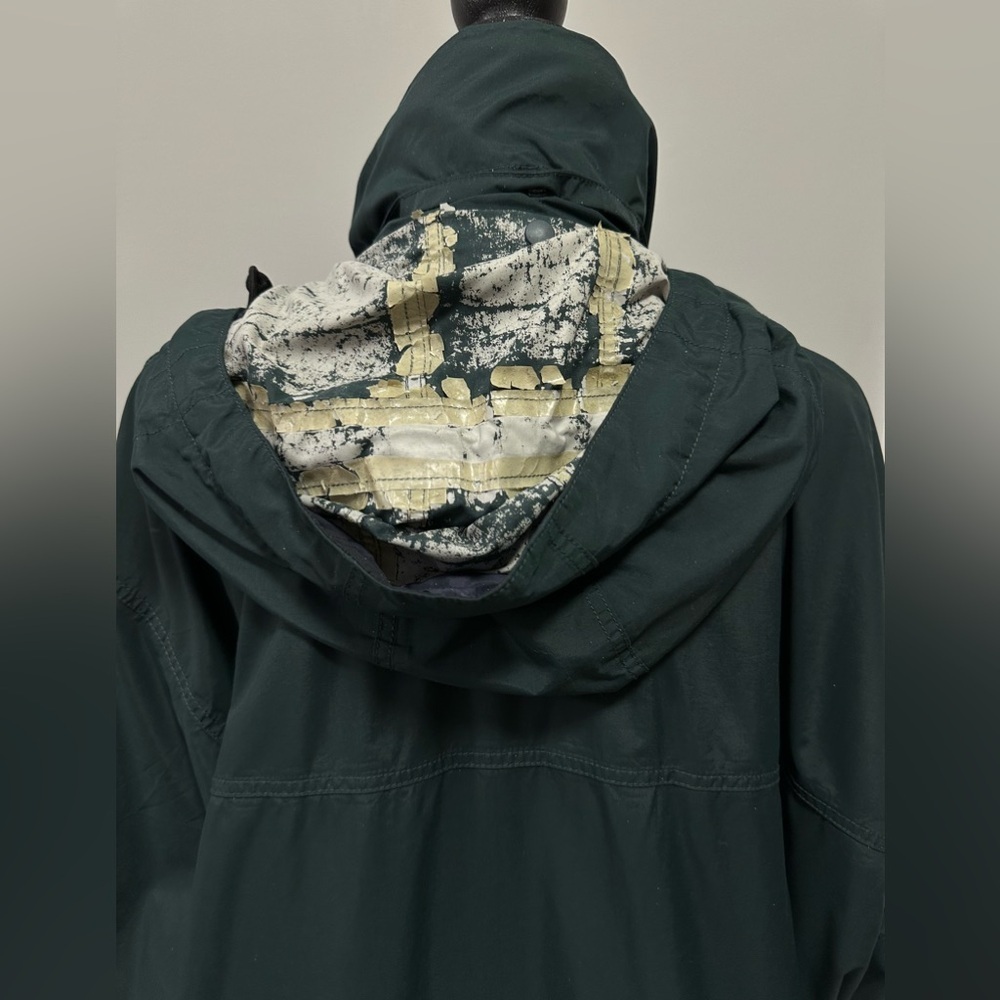 🧥 Vintage Patagonia Long Sleeve Hooded Rain Coat - Men's Size Large, Black 🌧️ - Picture 6 of 13